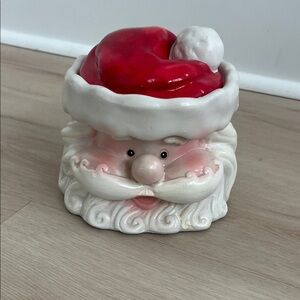 Santa Claus Ceramic Candle Holder